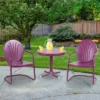 Northlight 22" Outdoor Retro Tulip Side Table, Purple -Northlight GUEST e7e1d12c 13f3 4c60 9697 31a92e4adec7