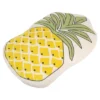 Northlight 18" Pineapple Shaped Plush Fleece Indoor Throw Pillow - Green/Yellow