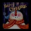 Northlight LED Lighted "Merry Christmas" Snowman Christmas Canvas Wall Art 11.75" X 11.75" -Northlight GUEST ead6d279 d868 44ba b971 3f965740fc62