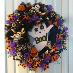 Northlight 24" Black Colorado Spruce Artificial Halloween Wreath, 24-Inch, Unlit 9 Northlight 24" Black Colorado Spruce Artificial Halloween Wreath, 24-Inch, Unlit -Northlight GUEST eb2e5b1f 77f9 4518 9652 f7b357eb43ad