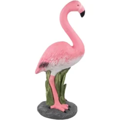 Northlight 25" Standing Pink Flamingo Outdoor Garden Statue -Northlight GUEST ec5f0cdd c430 4404 9be3 b79f4813aa17