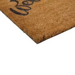 Northlight Natural Coir Floral Rectangular "Welcome" Doormat 18" X 30" 9 Northlight Natural Coir Floral Rectangular "Welcome" Doormat 18" X 30" -Northlight GUEST ed29c0dc 18d8 47d2 ac3b 4981e5d65a64