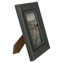 Northlight 9.25" Classical Rectangular 4" X 6" Photo Picture Frame - Gray And Black -Northlight GUEST edf8381d d117 4ef8 94a5 f87399296ff7