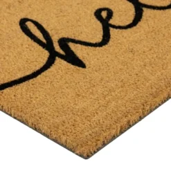 Northlight Natural Coir "Hello" Outdoor Doormat 18" X 30" -Northlight GUEST f13026c0 763b 431b 8f61 39132fcdb39e