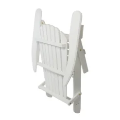 Northlight 36" White Corona Classic Folding Wooden Adirondack Chair -Northlight GUEST f1fe28fd 55a9 4db4 a4b2 3cb9d8d357b9