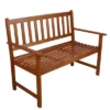 Northlight 48" Light Brown Acacia Wood Outdoor Patio Bench -Northlight GUEST f33b7891 d074 4422 8830 a356161f0d33
