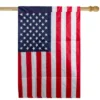 Northlight Patriotic Americana Embroidered Outdoor House Flag 40" X 28" -Northlight GUEST f5b07bc2 da4a 4a57 890f ebb09d98c54c