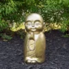 Northlight 11.5" Golden Buddhist Monk Outdoor Garden Statue -Northlight GUEST f972116a d547 431b 8b1b a6b6e10d02c3
