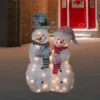 Northlight 39" Lighted Snowy Tinsel Snowman Couple Outdoor Christmas Decoration 2 Northlight 39" Lighted Snowy Tinsel Snowman Couple Outdoor Christmas Decoration -Northlight GUEST f98f210a 822b 4eb2 b1d8 ab02c946700c