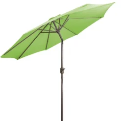 Northlight 9ft Outdoor Patio Market Umbrella With Hand Crank And Tilt, Lime Green -Northlight GUEST f9d47711 f1d7 4bc6 981d 6b1f996a4afc