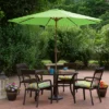 Northlight 9ft Outdoor Patio Market Umbrella With Hand Crank And Tilt, Lime Green -Northlight GUEST fa0c4c7c 2d13 4d25 b526 5a99bfd52654