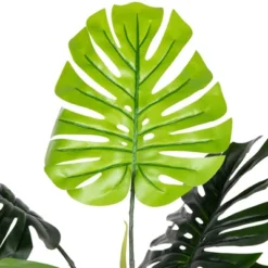 Northlight 4' Potted Two Tone Green Artificial Monstera Plant -Northlight GUEST fde6429d 000f 4855 9ab3 cd1bf7f4fa0a