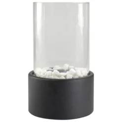 Northlight 10.5" Bio Ethanol Round Portable Tabletop Fireplace With Black Base -Northlight GUEST fdfd4a76 76ed 47e5 bc4b cf93da66027a