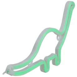 Northlight 12" Green Brontosaurus LED Lighted Neon Dinosaur Silhouette -Northlight GUEST ff7e9729 259c 4345 807d e0af0fbbb108