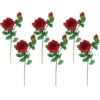 Northlight Set Of 6 Real Touch Red Artificial Rose Stems 19" -Northlight a01456d3eaab4eabb378030be26a4983