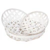 Northlight Set Of 3 Snow White Round Lattice Tobacco Table Top Baskets 1 Northlight Set Of 3 Snow White Round Lattice Tobacco Table Top Baskets -Northlight aaa67ef4f3eb4f4da8f640f07b84797e