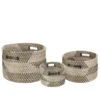 Northlight Set Of 3 Traditional Nesting Wicker Baskets 14.5" -Northlight ae5ea71122724321b5de7f25da898845
