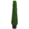 Northlight 4' Pre-Lit Artificial Boxwood Cone Topiary Tree With Pot Clear Lights 2 Northlight 4' Pre-Lit Artificial Boxwood Cone Topiary Tree With Pot Clear Lights -Northlight b3c1deb510ab4e789ad26ca865ffa407