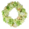 Northlight Hydrangea Twig Artificial Floral Wreath Yellow 15-Inch -Northlight cf809d3ae39140dfa73f0bce1f11690c