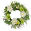 Northlight Mixed Floral Artificial Spring Wreath 22-Inch