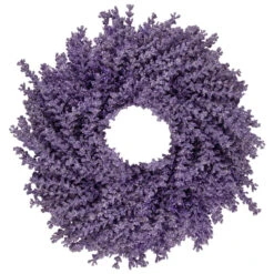 Northlight Purple Lavender Artificial Floral Spring Wreath 15-Inch Unlit
