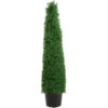 Northlight 4' Artificial Boxwood Cone Topiary Tree With Pot Unlit