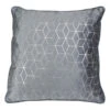 Northlight 19" Gray And Silver Velvet Throw Pillow With Geometric Design -Northlight f2f3d03e38764d9da495c3f68a44f7f2