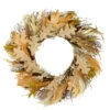 Northlight Cattail And Wheat Twig Artificial Fall Harvest Wreath 24-Inch